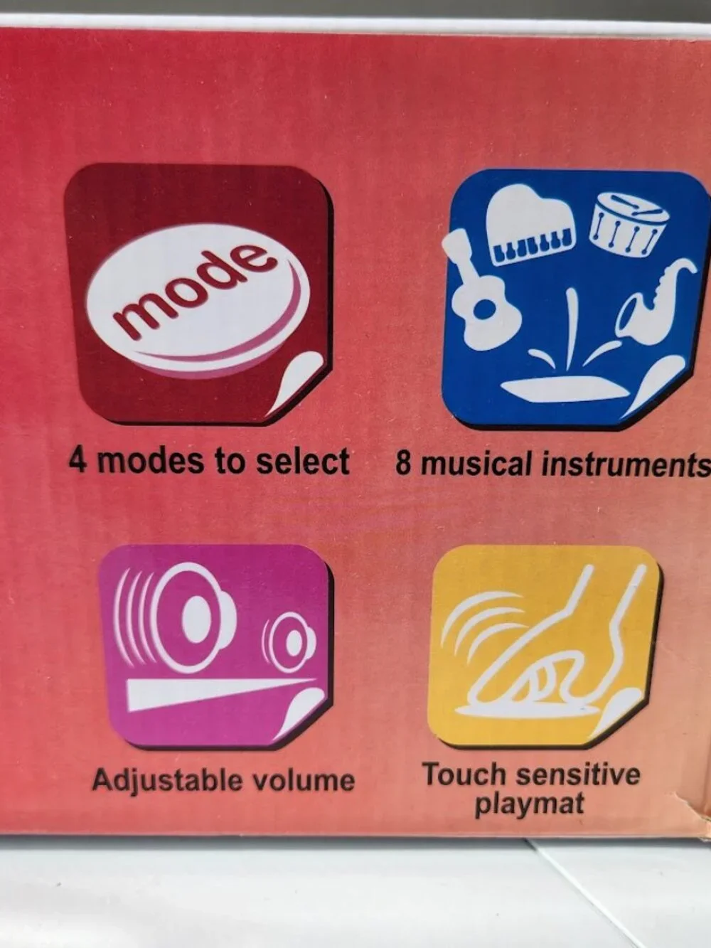New Giant Floor Piano Keyboard Playmat Foldable Mat Musical Instrument Toddler K